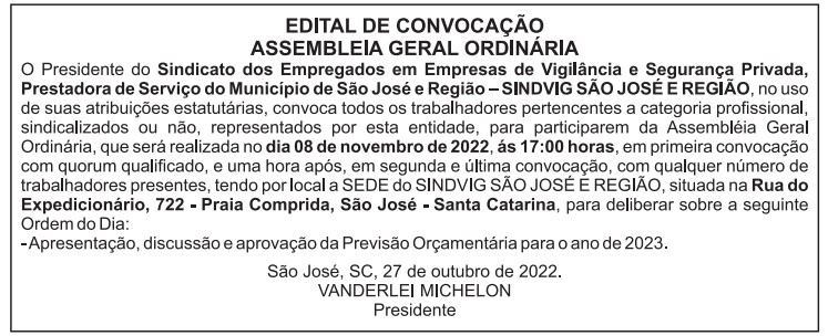 Assembleia Geral Ordinária